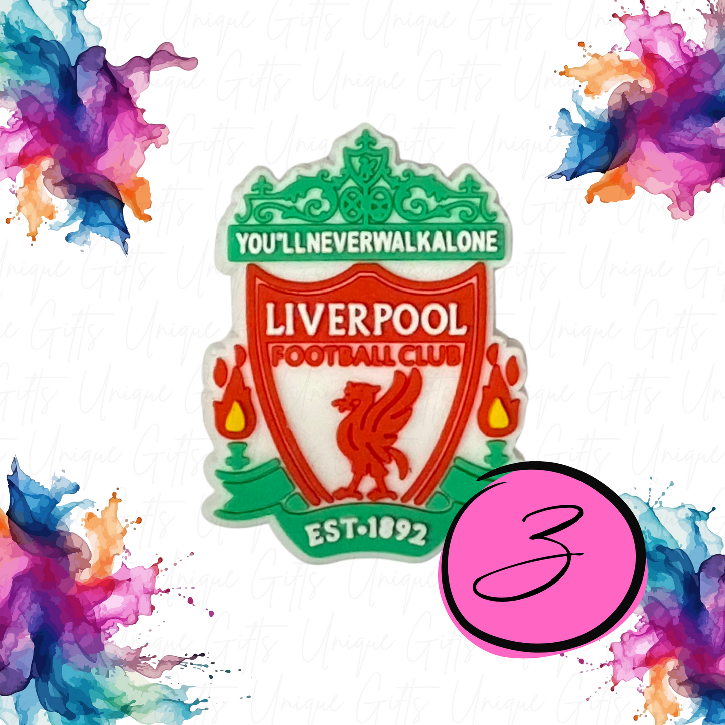 Football PVC Croc Charm – Sports Shoe Charm Accessory