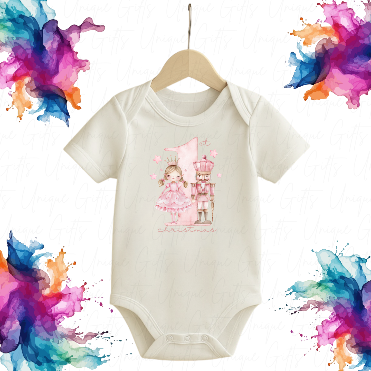 My First Christmas Baby Grow Nutcracker