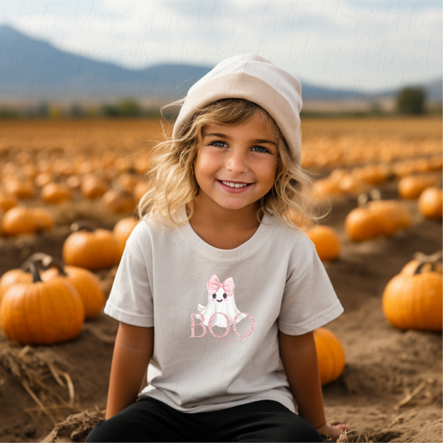 Personalised BOOtiful Halloween T-Shirt for Children – Custom Name Baby & Toddler Tee | Soft Cotton Blend