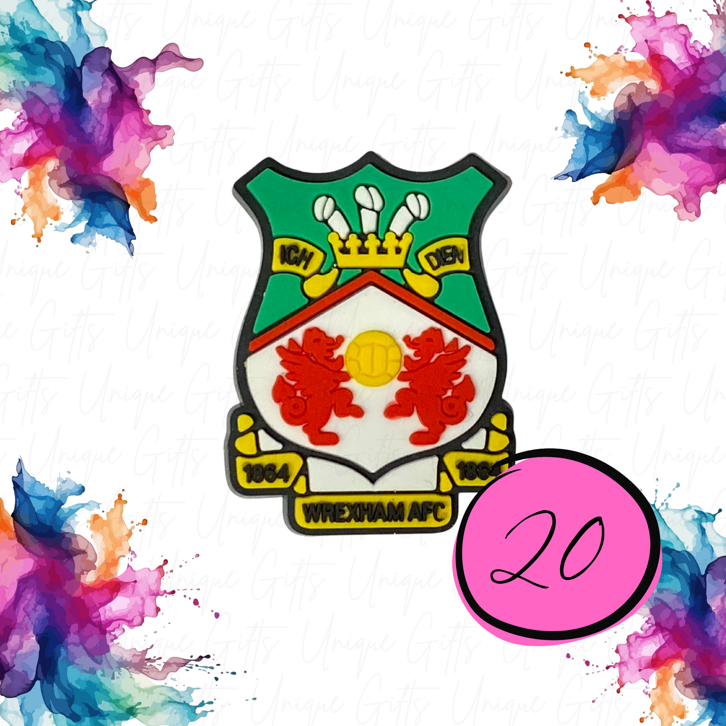 Football PVC Croc Charm – Sports Shoe Charm Accessory