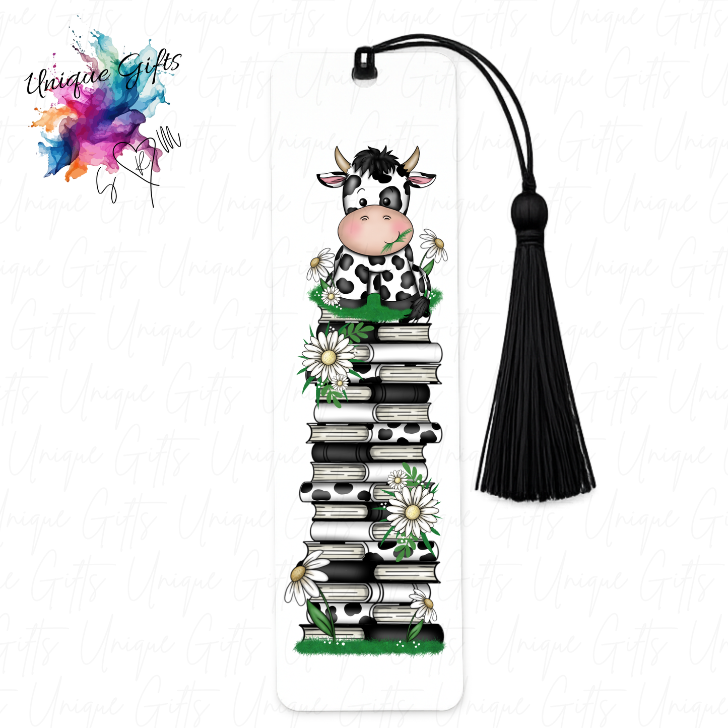 Personalised aluminium bookmark with tassel – size and quality reference