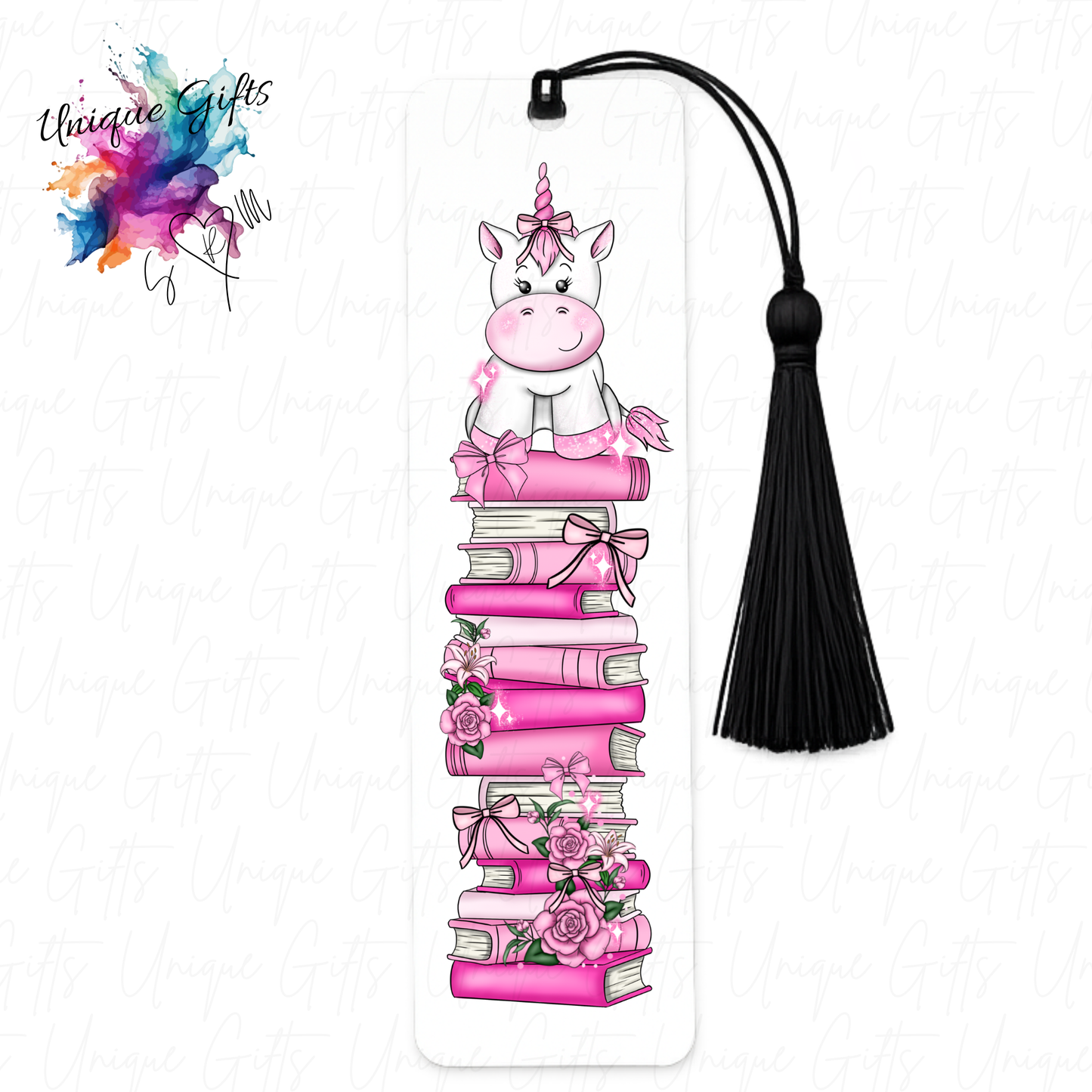 Personalised aluminium bookmark with tassel – size and quality reference