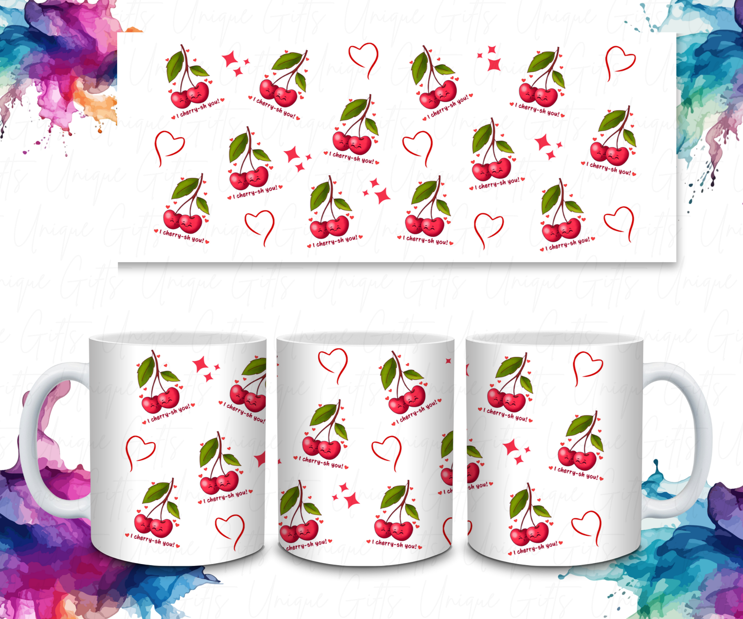 Coffee Mug Featuring a Cherry-sh You!
