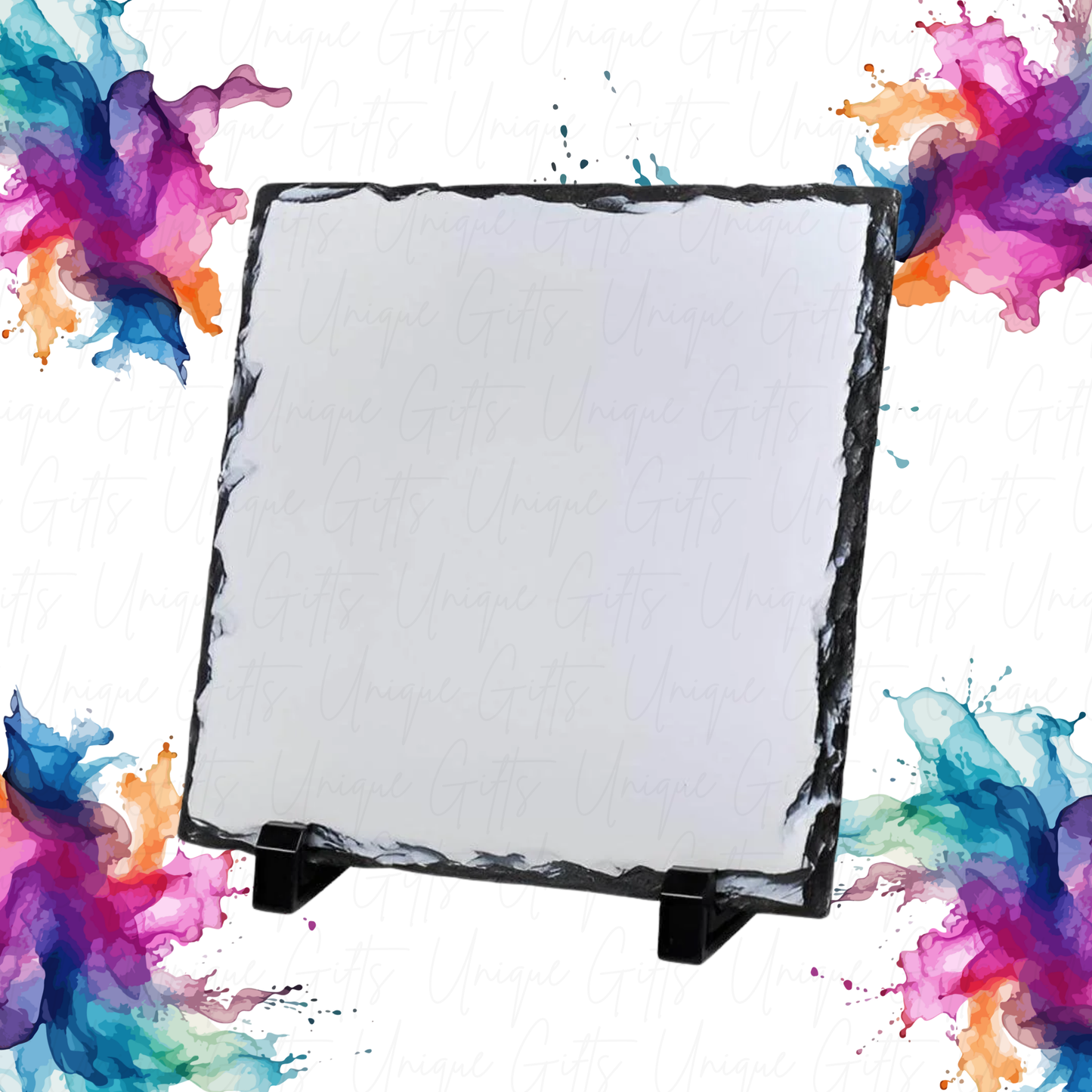 Photo Slate Tester Offer โ Custom 15cm or 20cm Natural Slate | Personalised Photo Gift & Keepsake