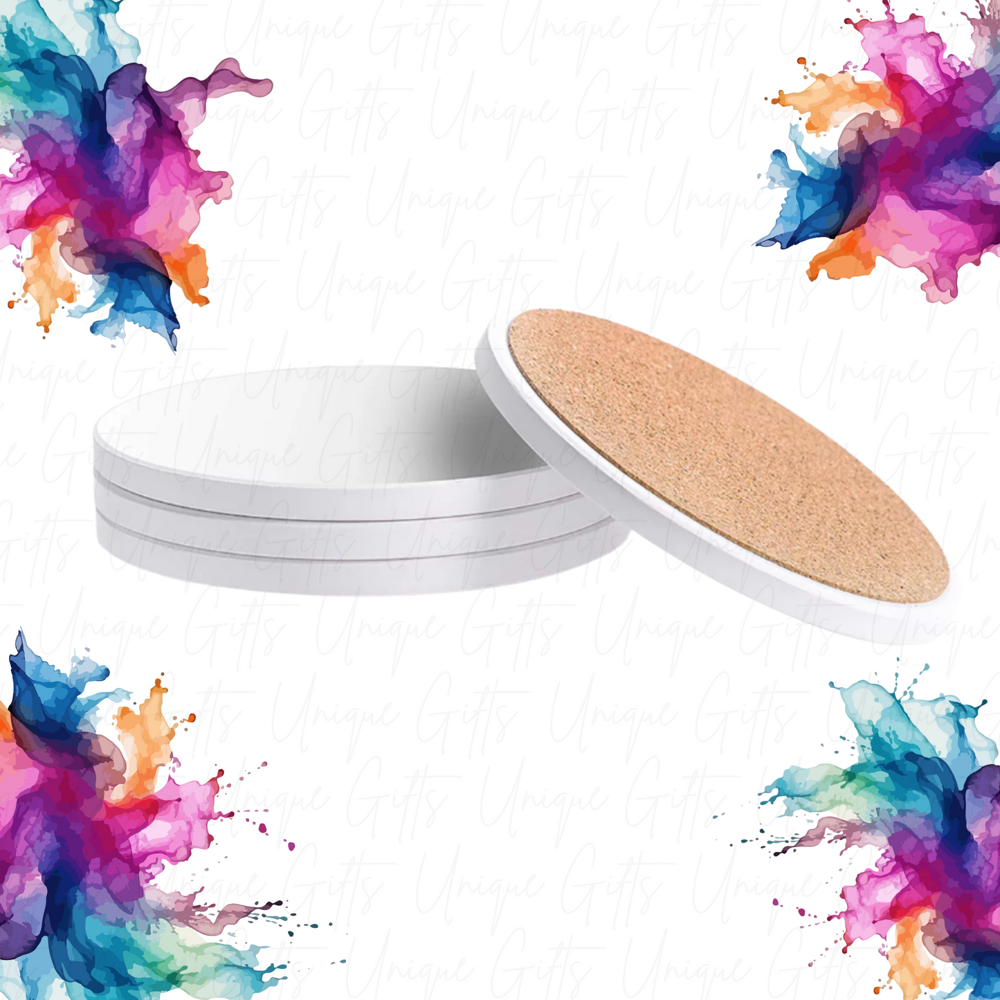 Ceramic Coaster – “I Love You Mum/Dad” | Heartfelt Gift