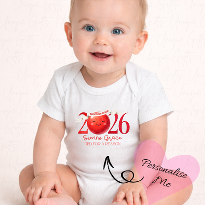 Red Nose Day 2026 Baby Grow | Unique Gifts