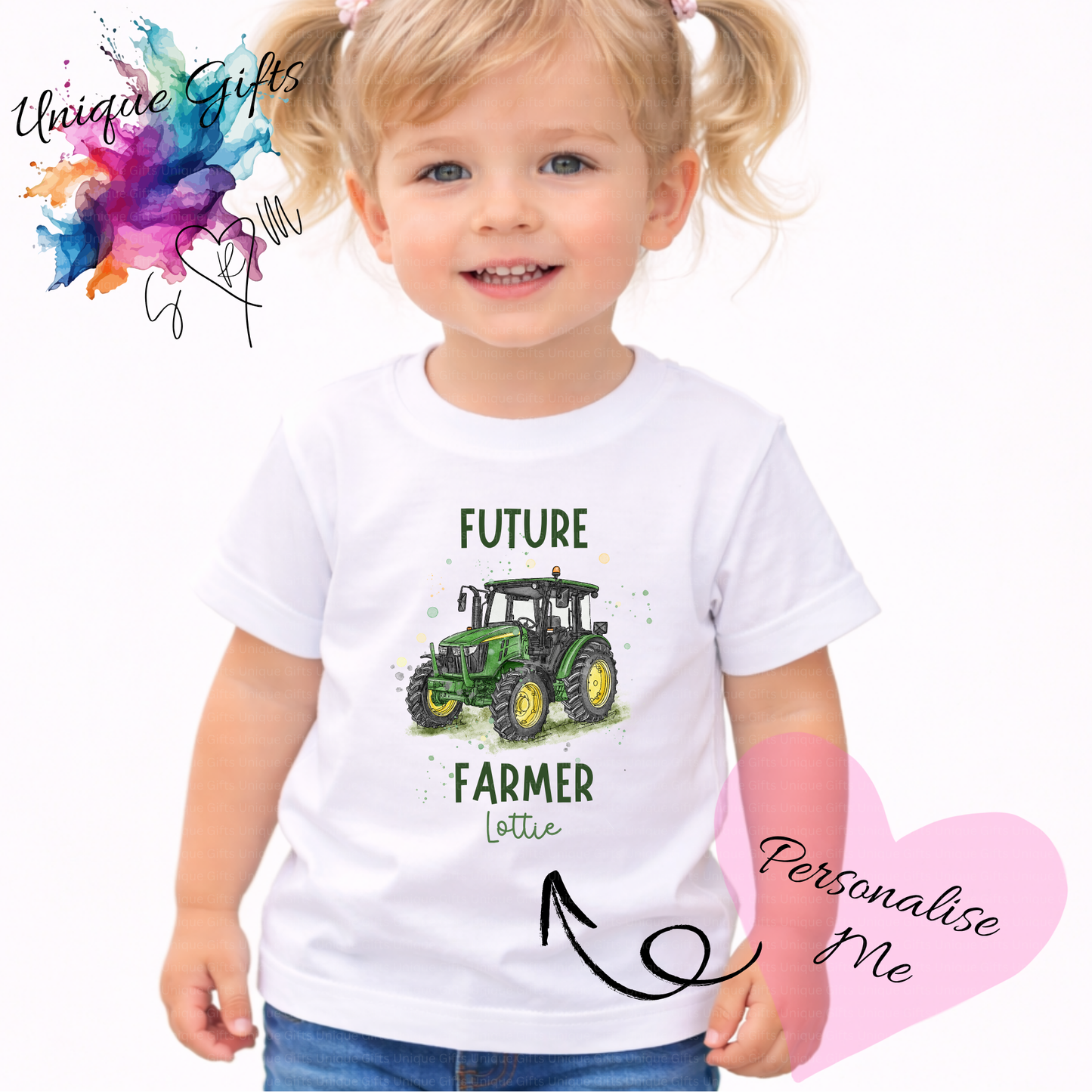 Personalised Kids Future Farmer T-Shirt