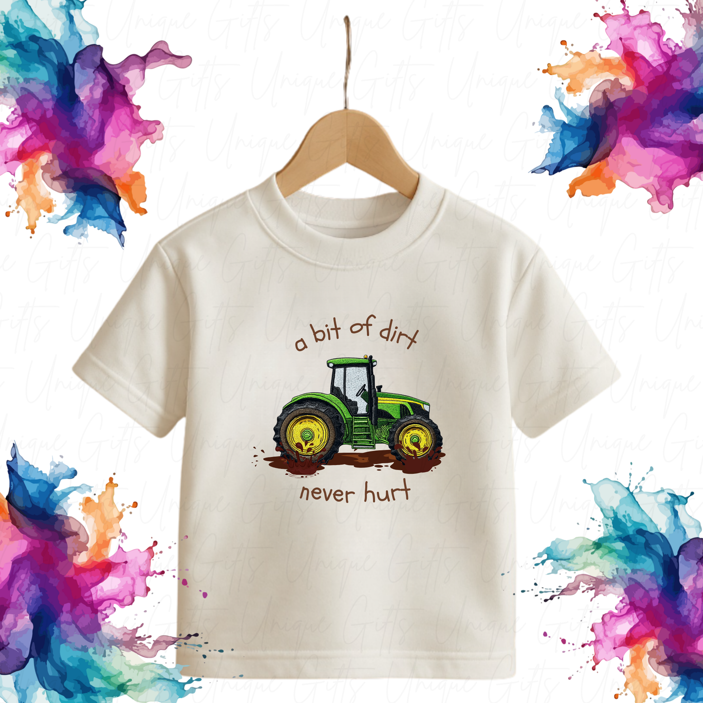 A Bit of Dirt Short Sleeve Children’s T-Shirt | Fun Kids Tee | Soft Cotton Blend
