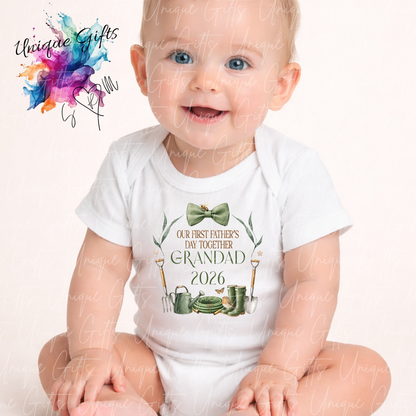 Gardening Dad or Grandad Baby Grow | Unique Gifts
