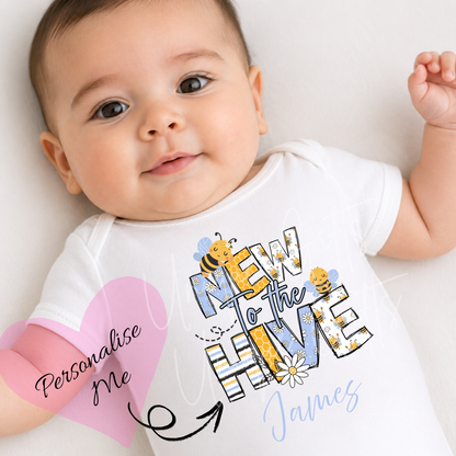 New to the Hive Baby Grow | Unique Gifts