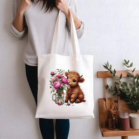 Highland Cow Tote Bag