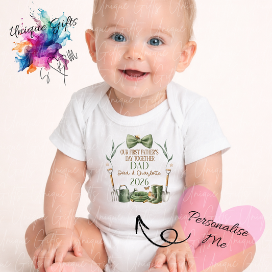 Gardening Dad or Grandad Baby Grow | Unique Gifts