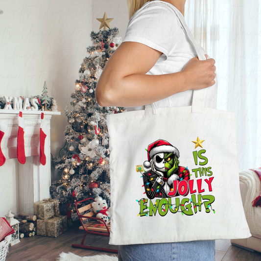 “Before Christmas” Tote Bag – Funny Festive Holiday Gift Bag