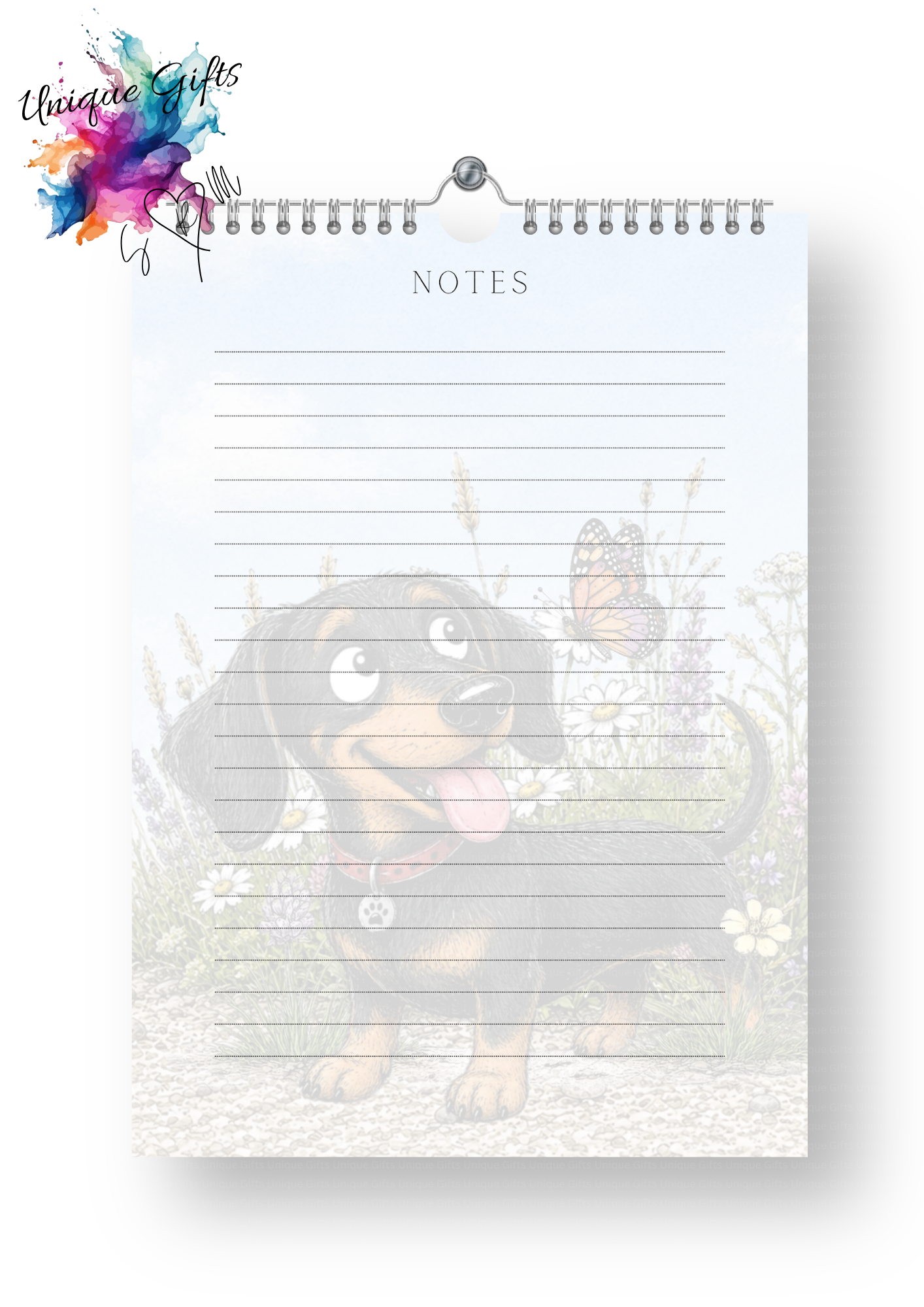 Dachshund Doodle Calendar 2027