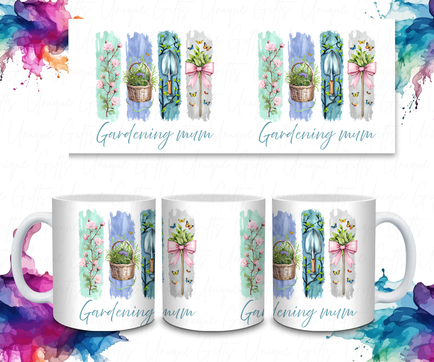 Coffee Mug Featuring Gardening Mum.
