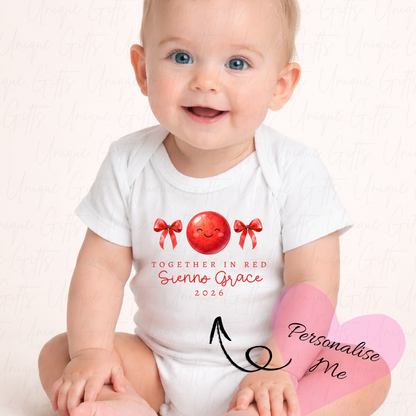 Red Nose Day Baby Grow | Unique Gifts