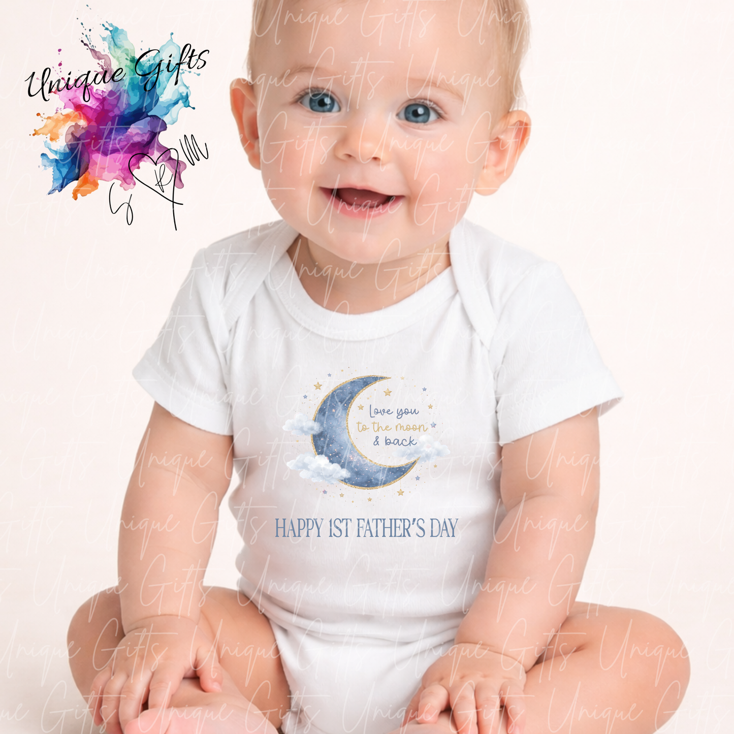 Happy 1st Father's Day Baby Grow | Unique Gifts