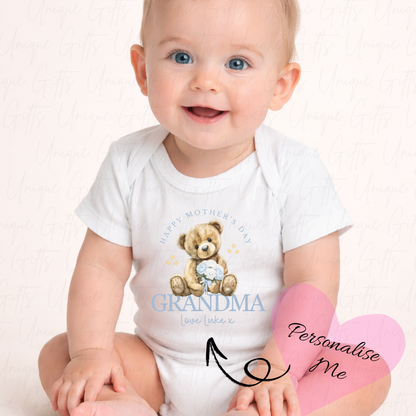 Happy Mother's Day Grandma Baby Grow | Unique Gifts
