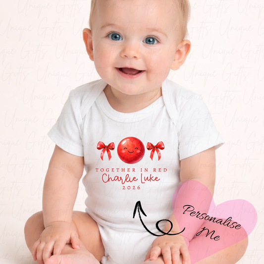 Red Nose Day Baby Grow | Unique Gifts