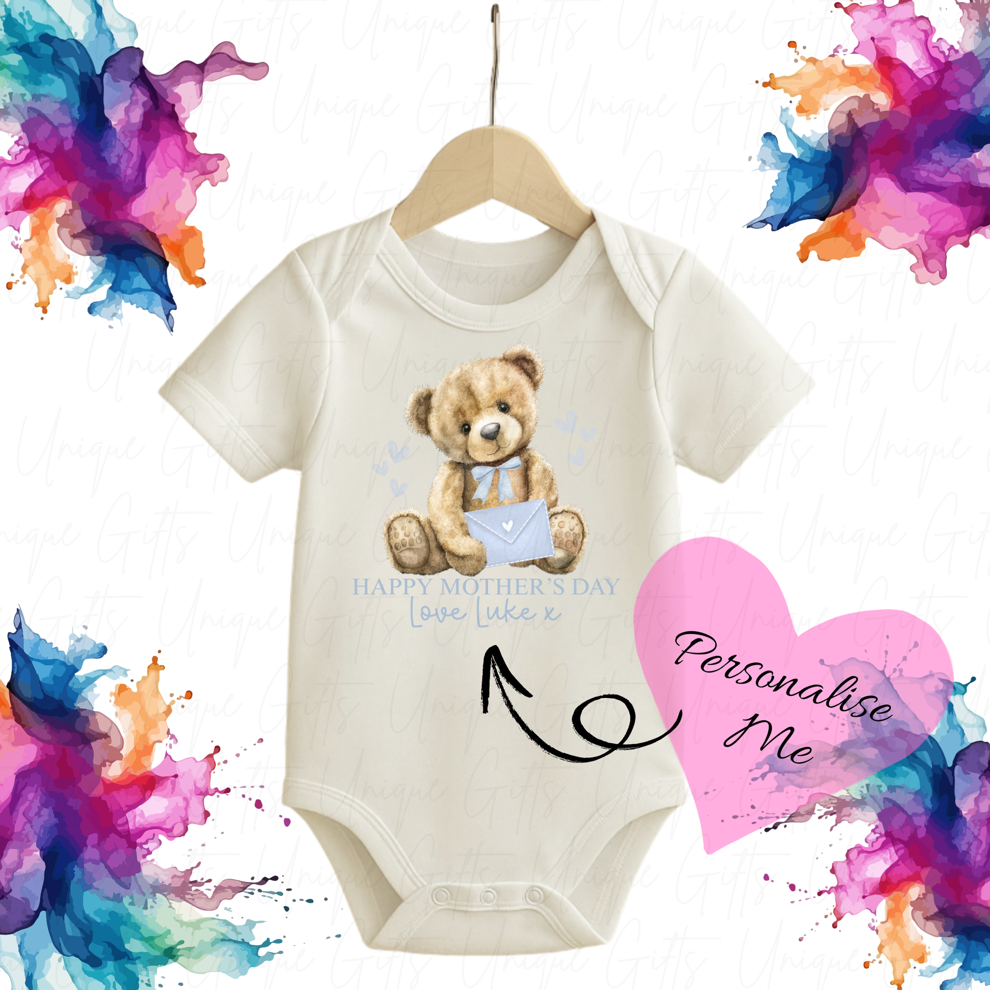 Happy Mother's Day Baby Grow | Unique Gifts