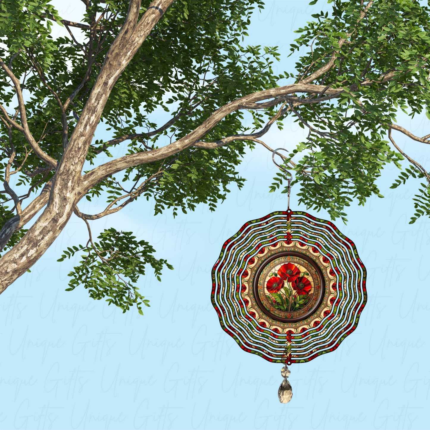 Wind Spinner Favourite Poppy Design.