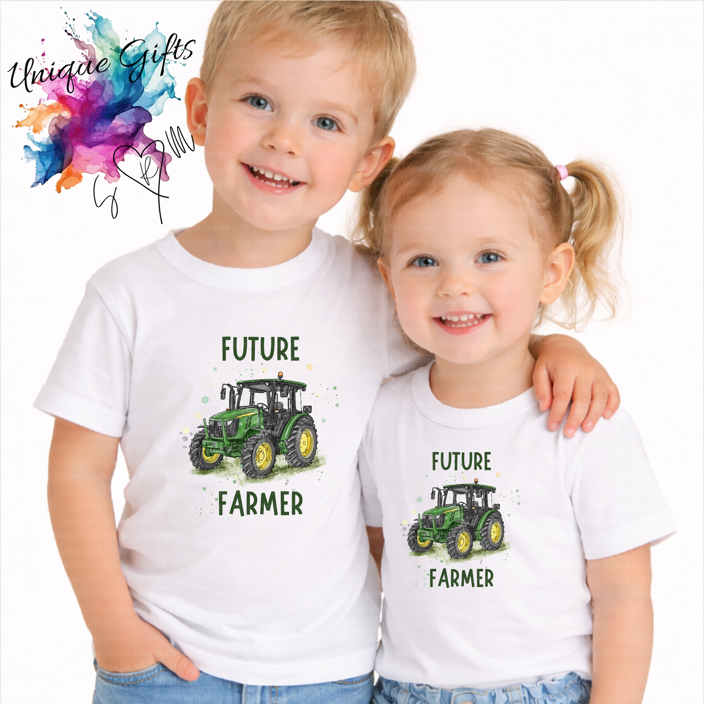 Personalised Kids Future Farmer T-Shirt