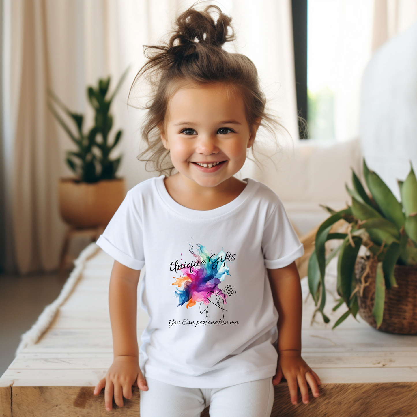 Personalise Me Children’s T-Shirt | Custom Name Kids Tee | Soft Cotton Blend