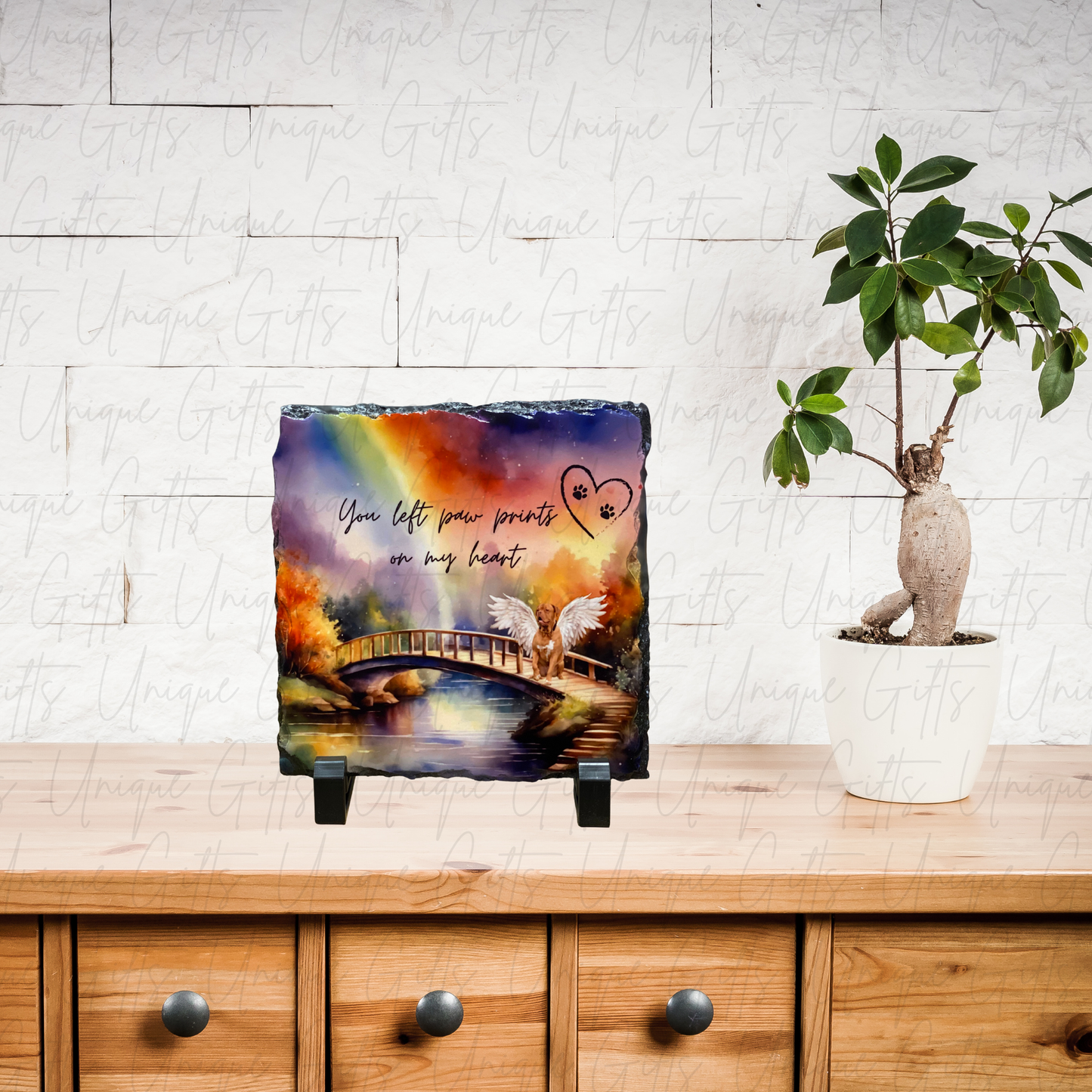 Photo Slate Tester Offer – Custom 15cm or 20cm Natural Slate | Personalised Photo Gift & Keepsake