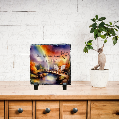 Photo Slate Tester Offer – Custom 15cm or 20cm Natural Slate | Personalised Photo Gift & Keepsake