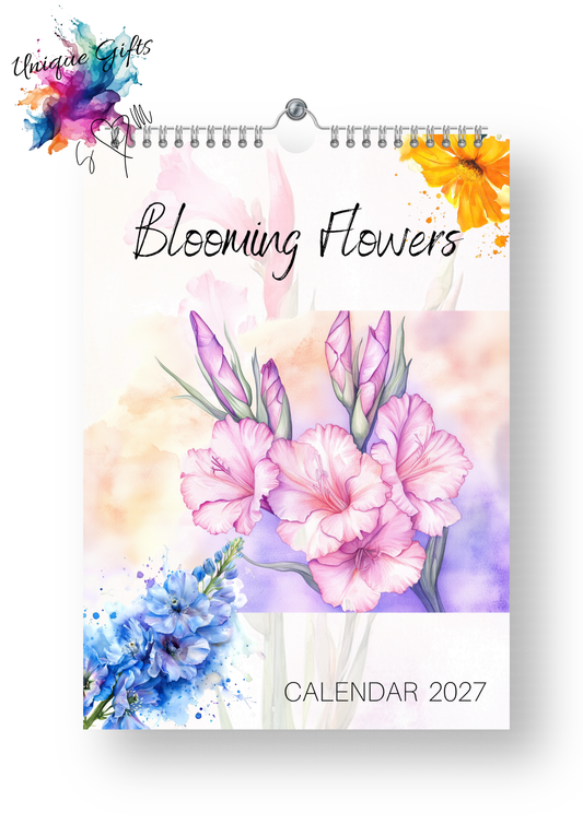 Blooming Flowers Calendar 2027
