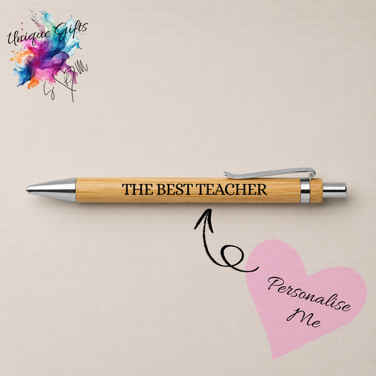 Personalised Engraved Teacher Pen – The Best Teacher