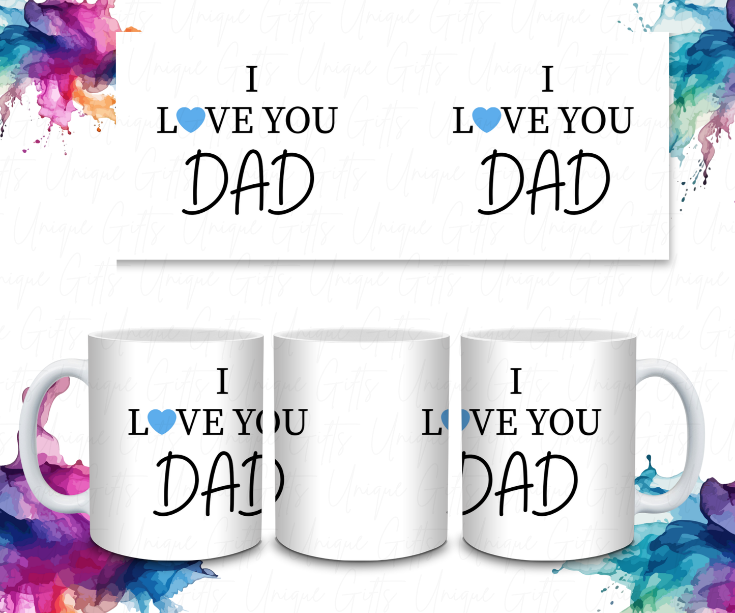 I Love you Mum or Dad Mug