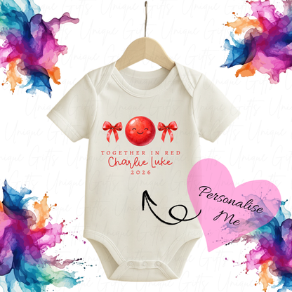 Red Nose Day Baby Grow | Unique Gifts