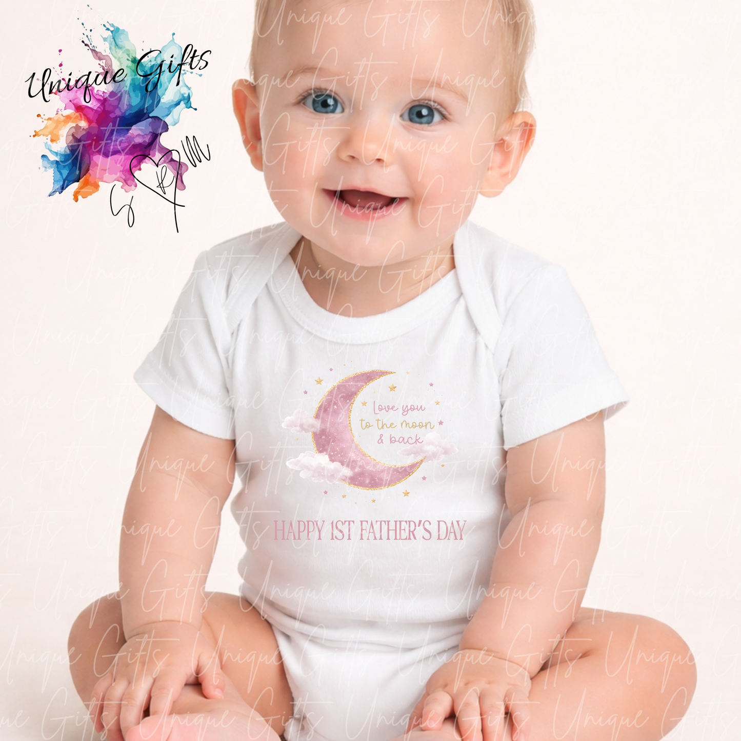 Happy 1st Father's Day Baby Grow | Unique Gifts
