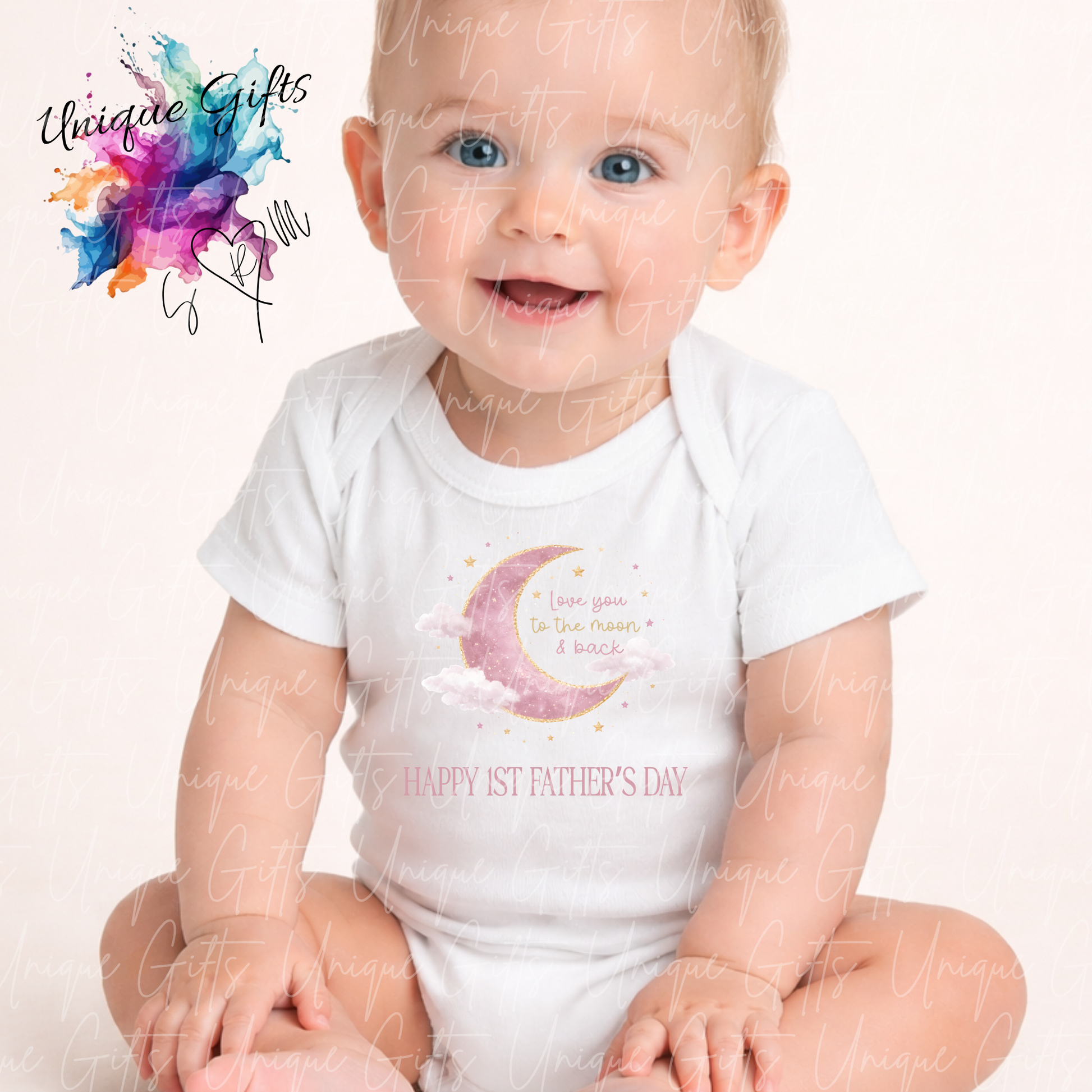 Happy 1st Father's Day Baby Grow | Unique Gifts