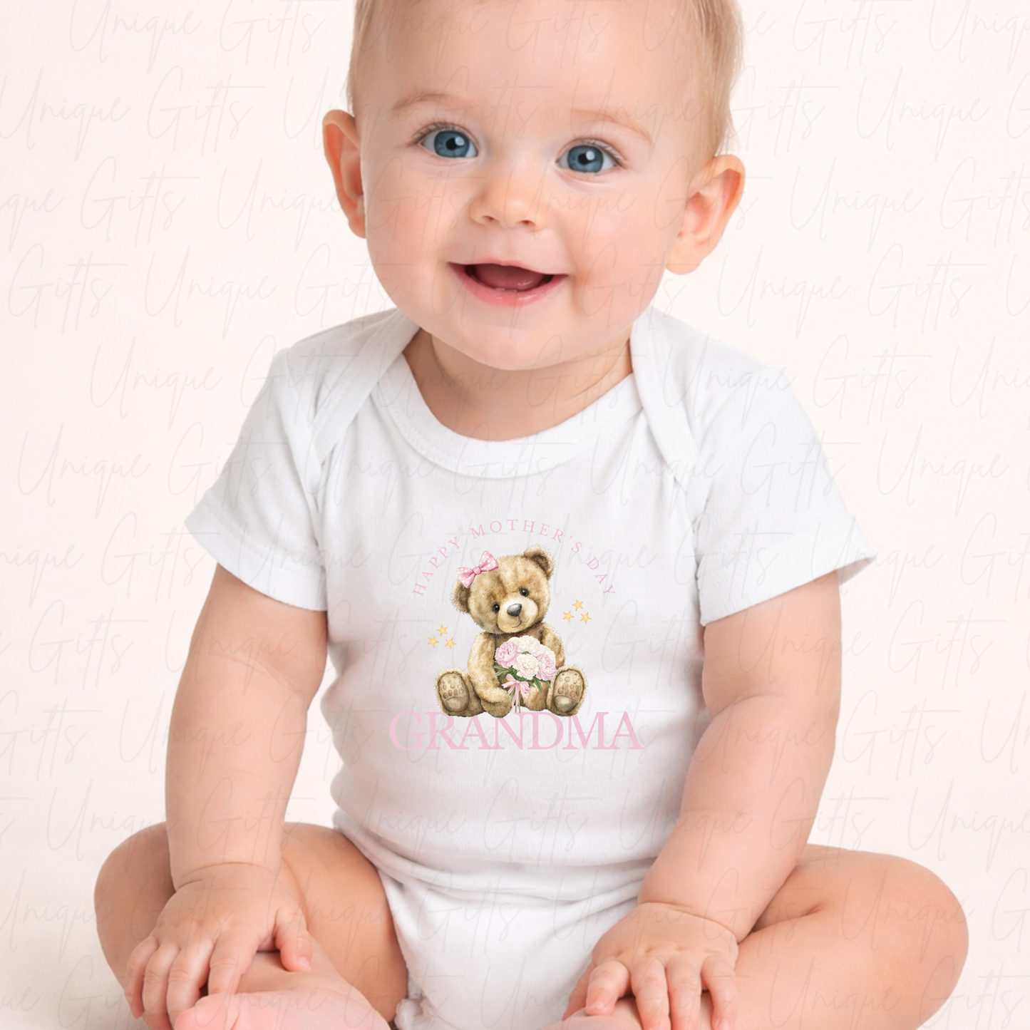 Happy Mother's Day Grandma Baby Grow | Unique Gifts