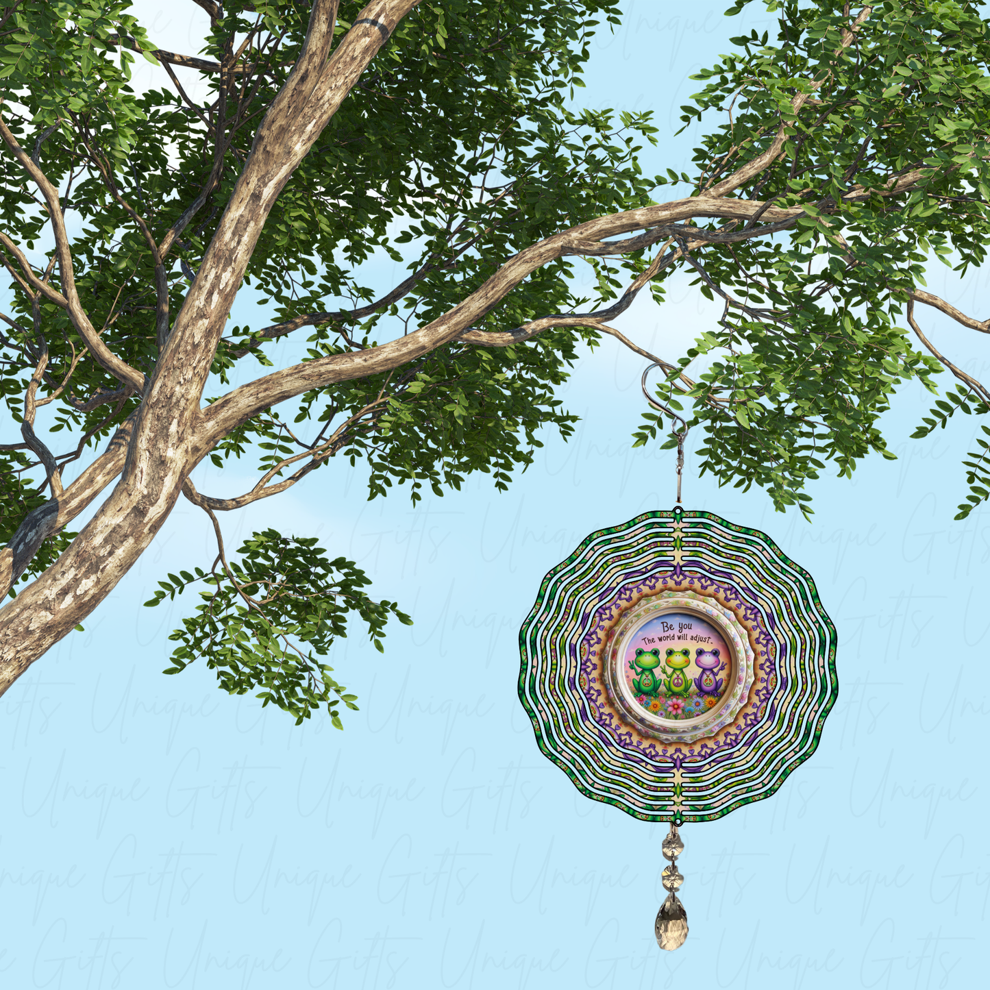 Wind Spinner BE YOU, The World Will Adjust Design.