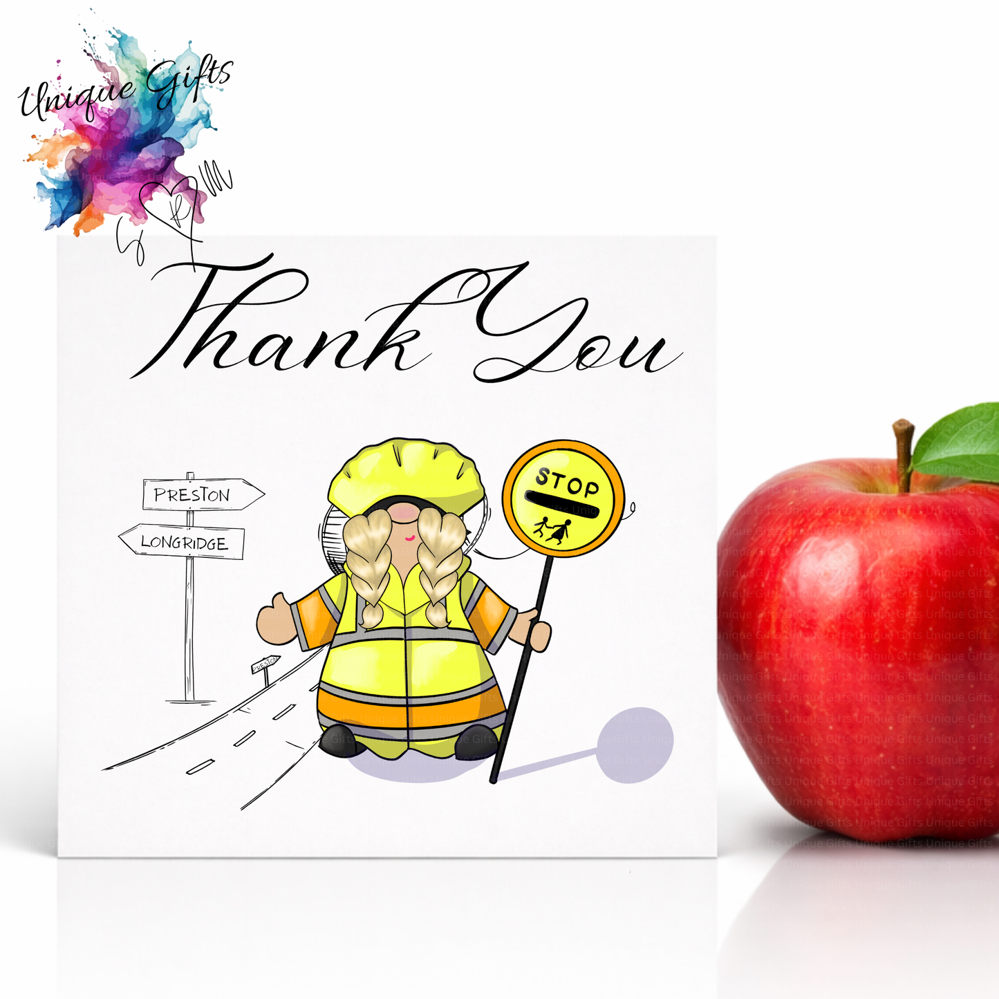 Thank You Card – Lollipop Lady