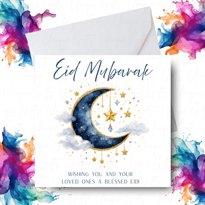 eid-mubarak-card-blue-celebration-eid-greeting-card-6x6-handmade