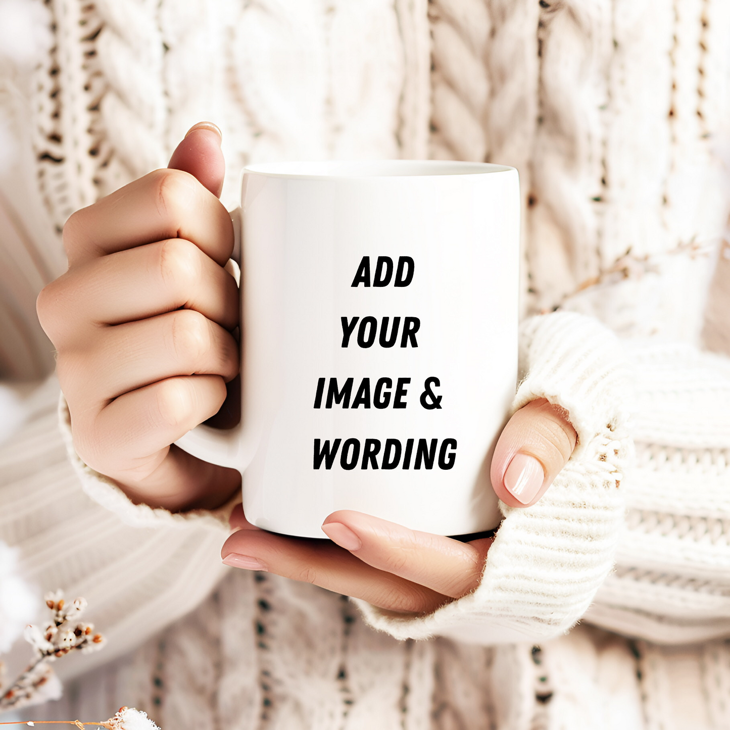 Personalised 11oz Coffee Mug – Custom Name or Message | Perfect Gift