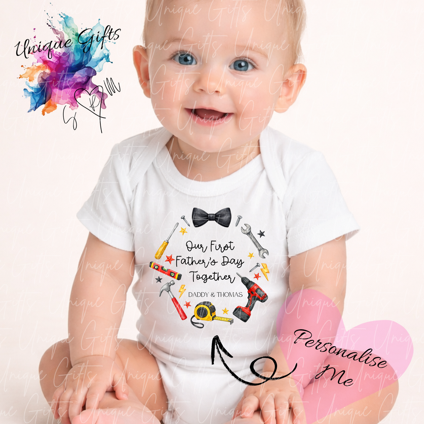 DIY Daddy's Little Helper Baby Grow | Unique Gifts