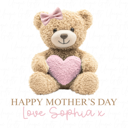 Happy Mother's Day Holding Heart Baby Grow | Unique Gifts