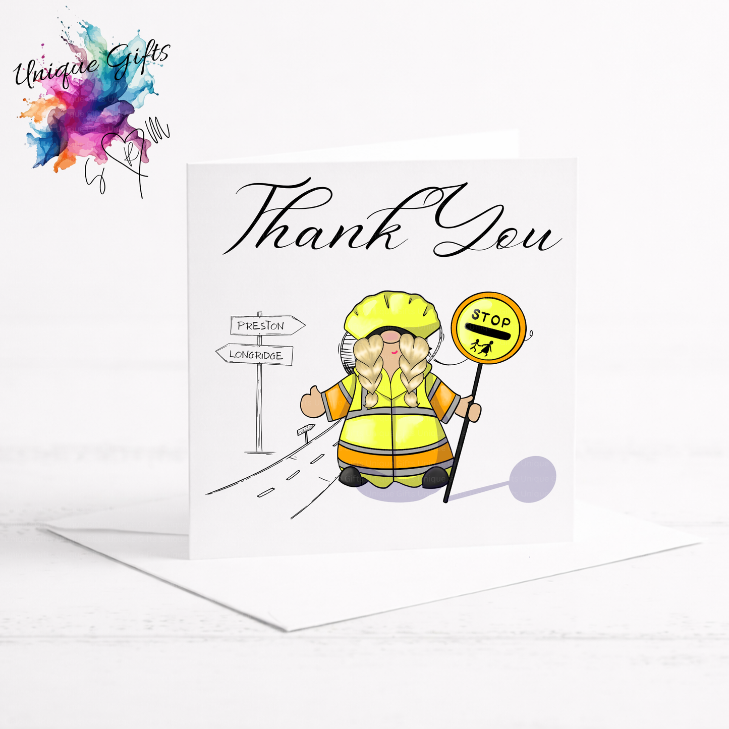 Thank You Card – Lollipop Lady