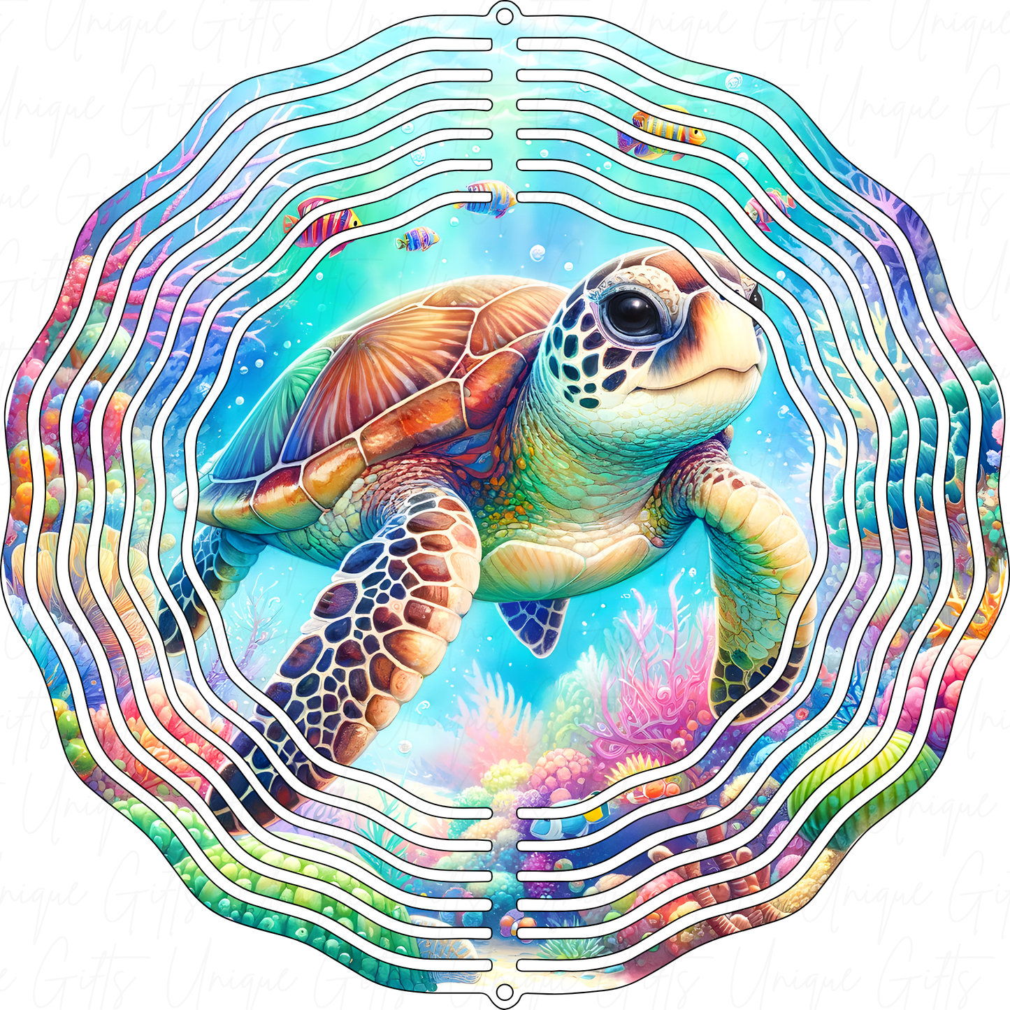 Wind Spinner Cute Turtle Design.