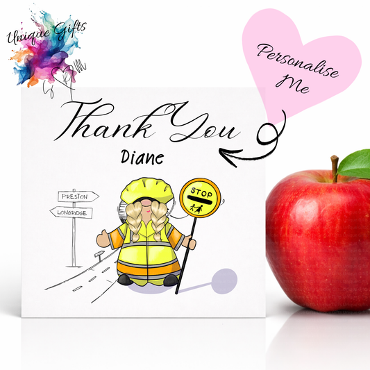 Thank You Card – Lollipop Lady