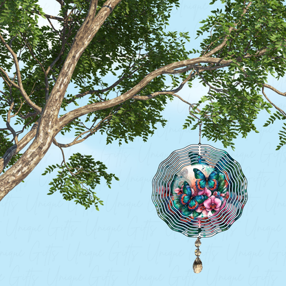 Wind Spinner Cute Butterfly Design.