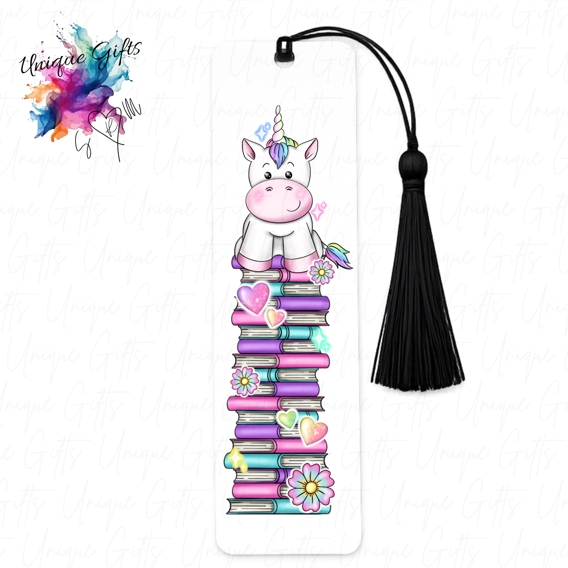 Personalised aluminium bookmark with tassel – size and quality reference