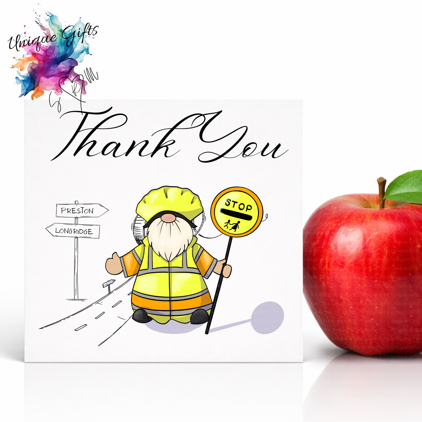 Thank You Card – Lollipop Man