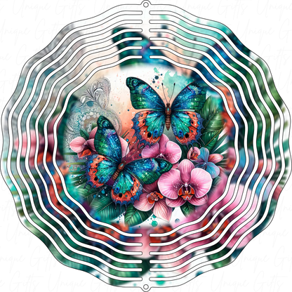 Wind Spinner Cute Butterfly Design.