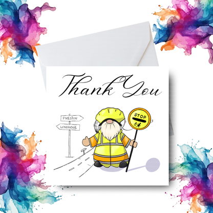 Thank You Card – Lollipop Man